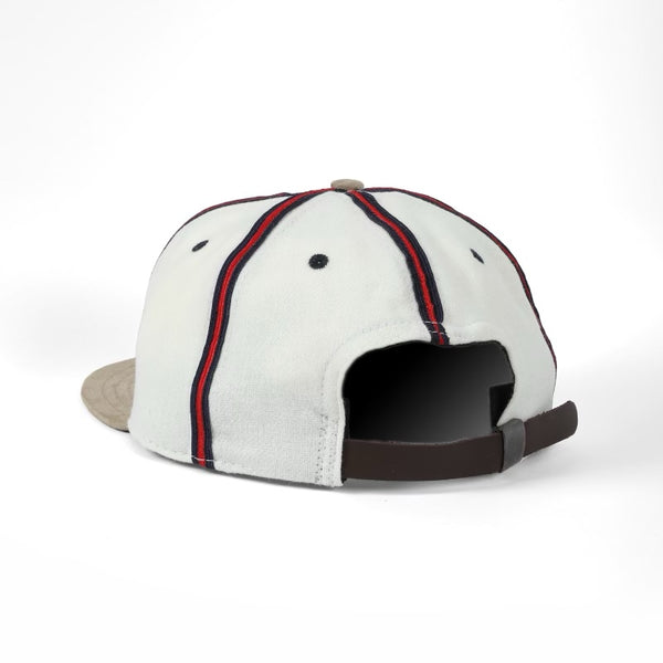 Argot x Alive & Well A&W Ebbets Field Cap (White / Red / Navy)