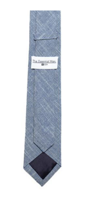 THE ESSENTIAL TIE - BLUE CHAMBRAY