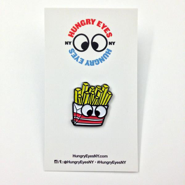 Hungry Eyes NY FRIES PIN