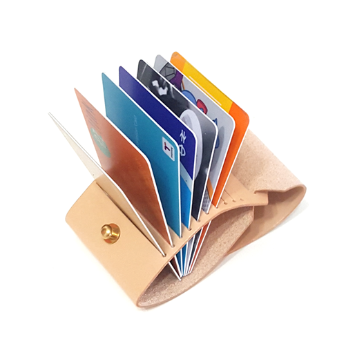 OPEN JAW CARD WALLET TAN