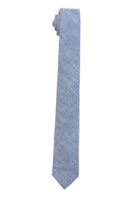 THE ESSENTIAL TIE - BLUE CHAMBRAY