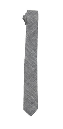 THE ESSENTIAL TIE - BLACK CHAMBRAY
